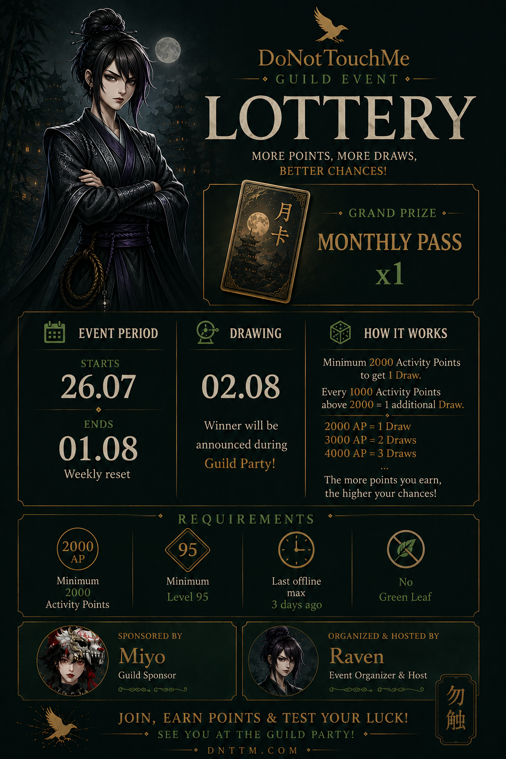 Raven Lottery